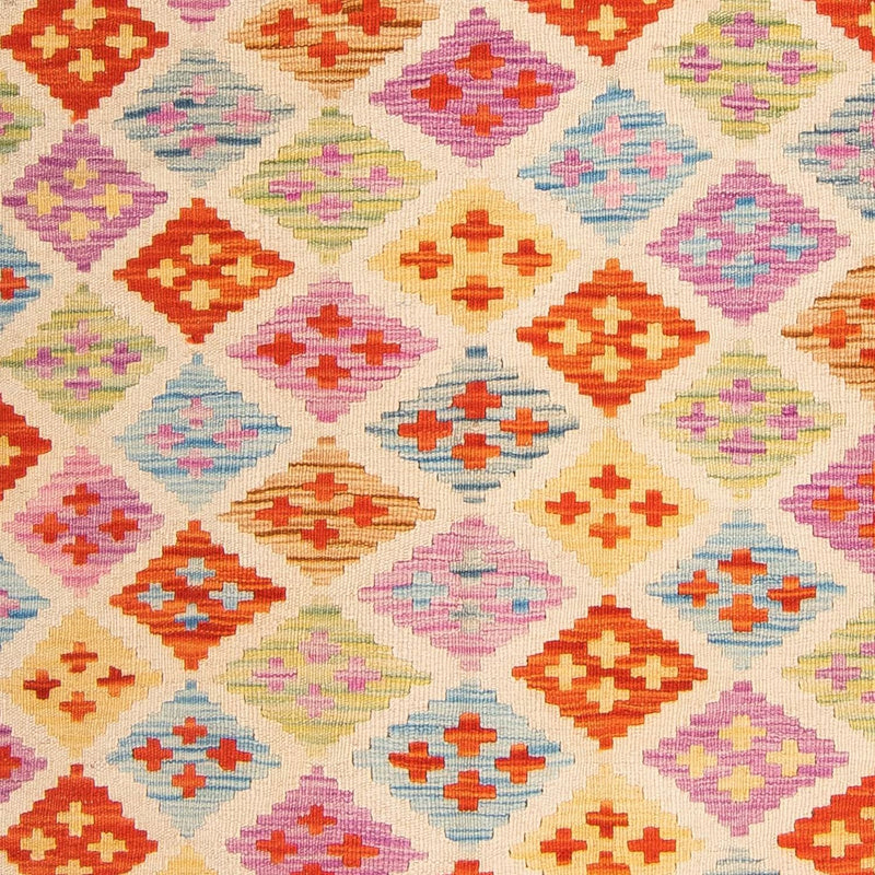 Dywan Kelim - Splash - 168 x 125 cm - wielokolorowy