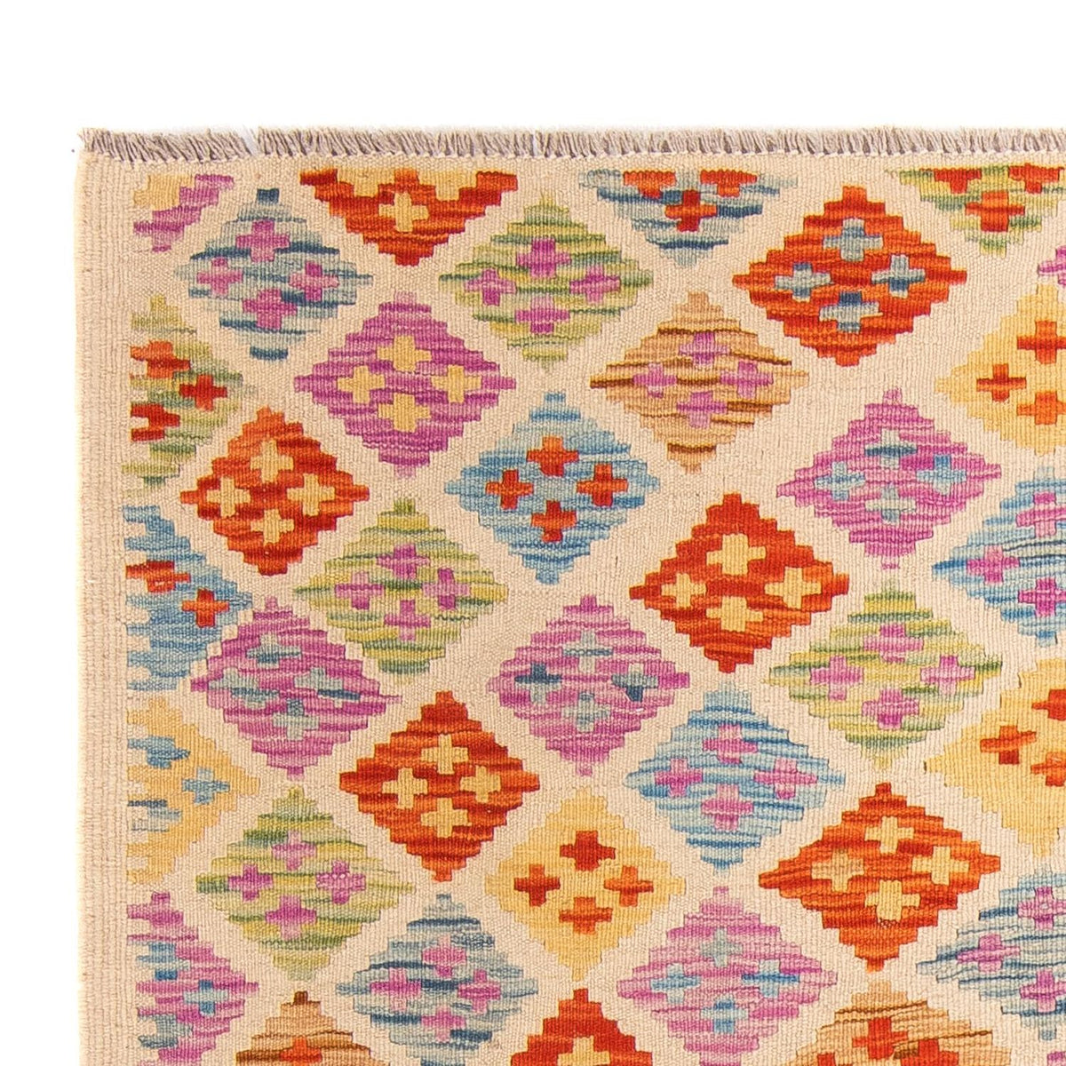 Dywan Kelim - Splash - 168 x 125 cm - wielokolorowy