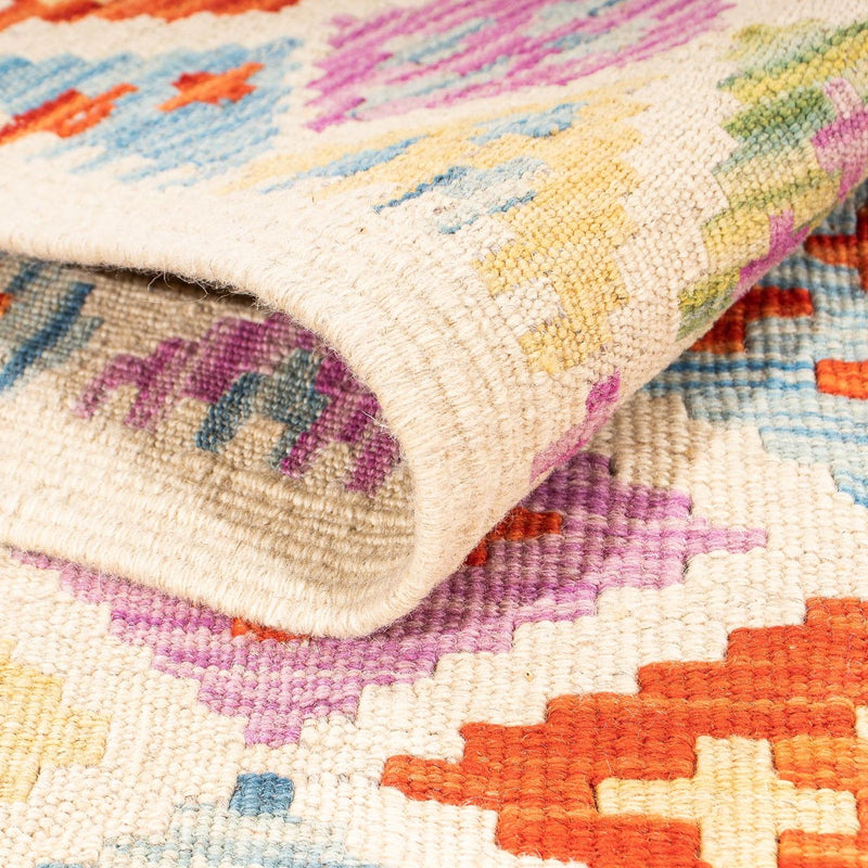 Dywan Kelim - Splash - 168 x 125 cm - wielokolorowy