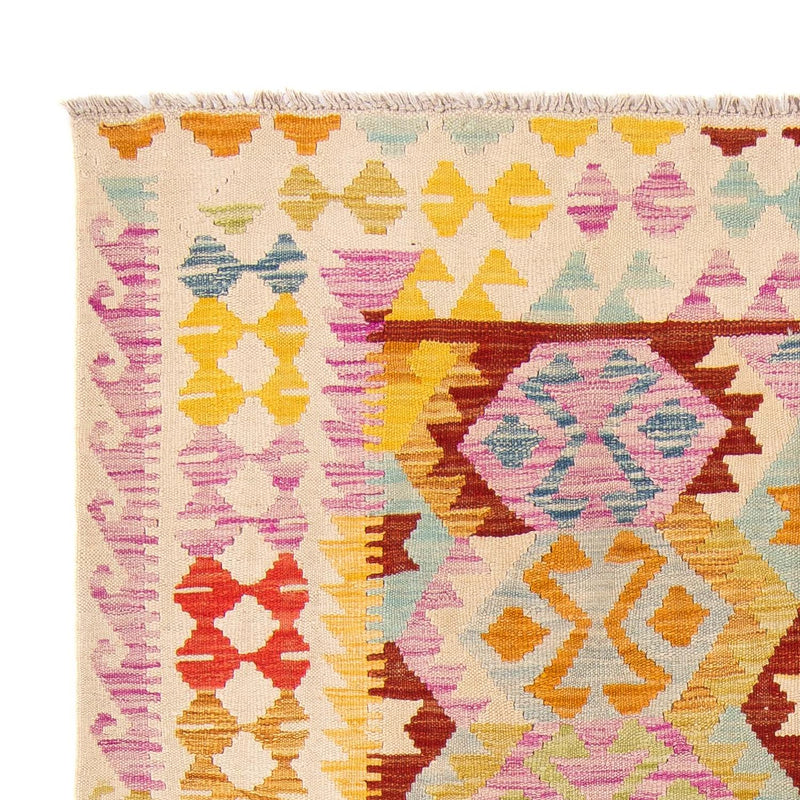 Dywan Kelim - Splash - 203 x 148 cm - wielokolorowy