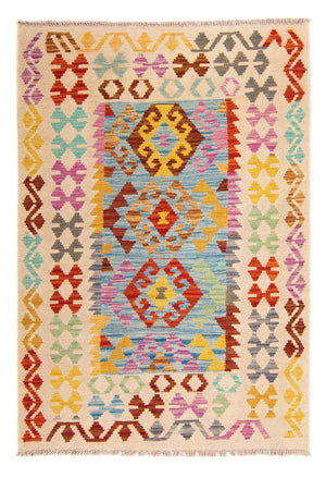 Dywan Kelim - Splash - 146 x 100 cm - wielokolorowy