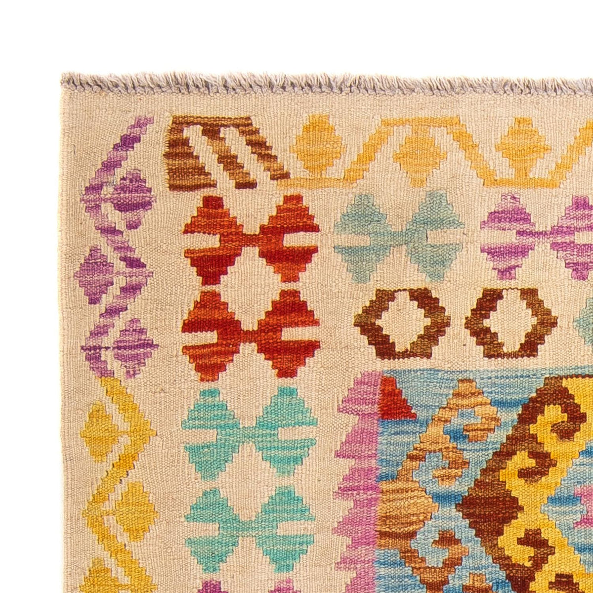 Dywan Kelim - Splash - 146 x 100 cm - wielokolorowy