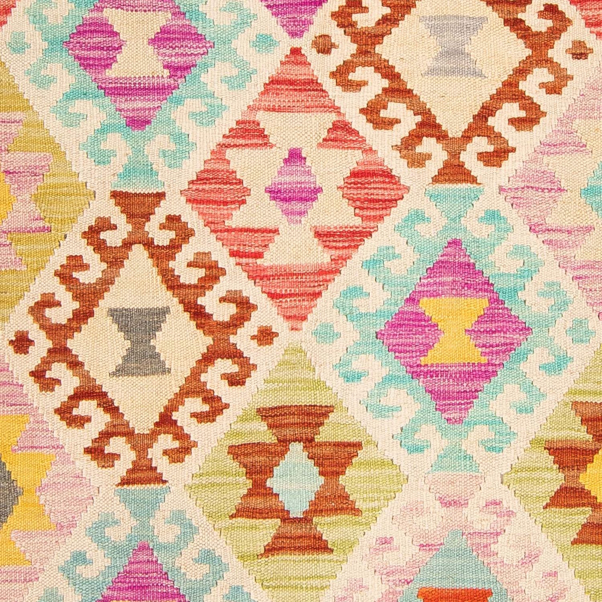 Dywan Kelim - Splash - 178 x 123 cm - wielokolorowy