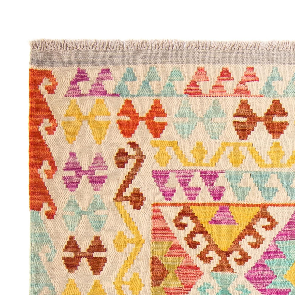 Dywan Kelim - Splash - 178 x 123 cm - wielokolorowy