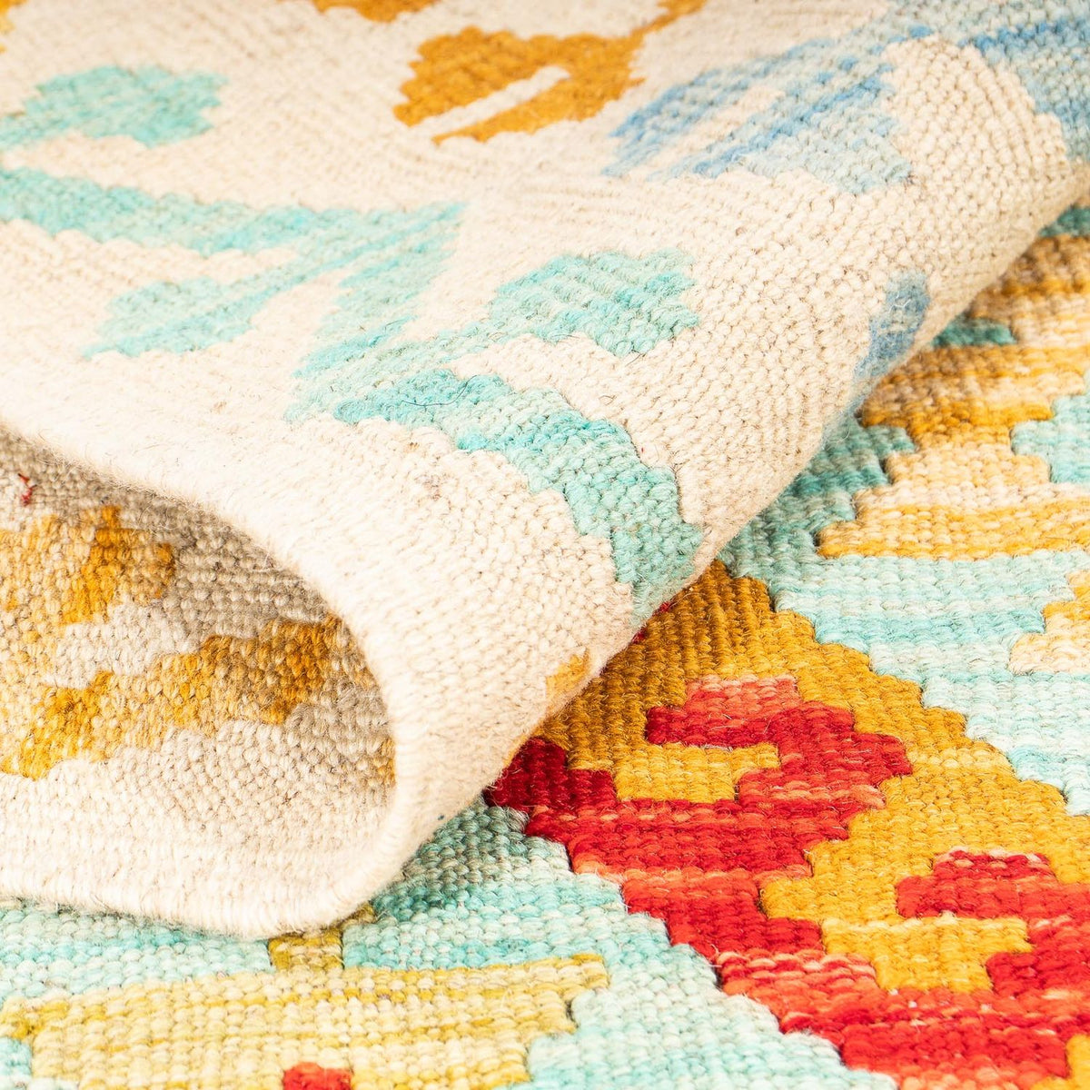 Dywan Kelim - Splash - 152 x 101 cm - wielokolorowy