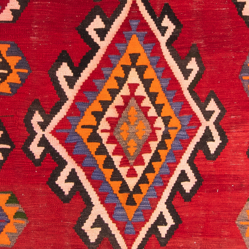 Dywan Kelim - Stary - 305 x 160 cm - wielokolorowy