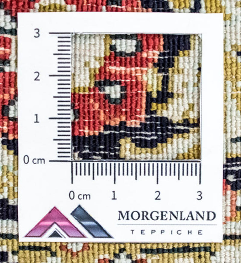 Jedwabny dywan - Kayseri - 155 x 110 cm - rdza