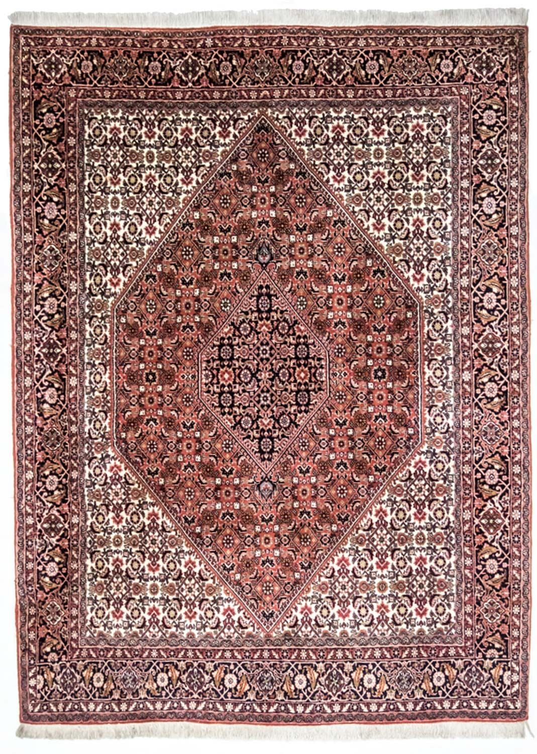 Dywan perski - Bijar - 235 x 178 cm - jasna czerwień