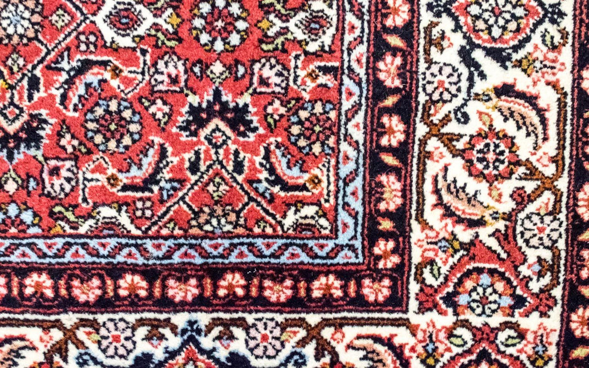 Dywan perski - Bijar - 216 x 125 cm - jasna czerwień