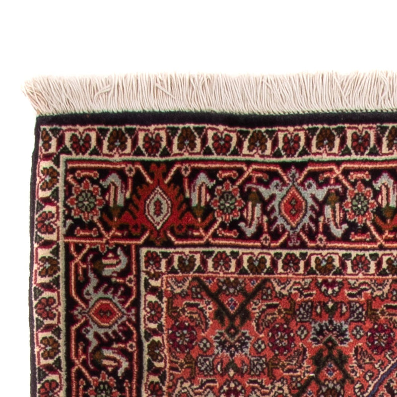 Biegacz Dywan perski - Bijar - 205 x 76 cm - ciemnoniebieski