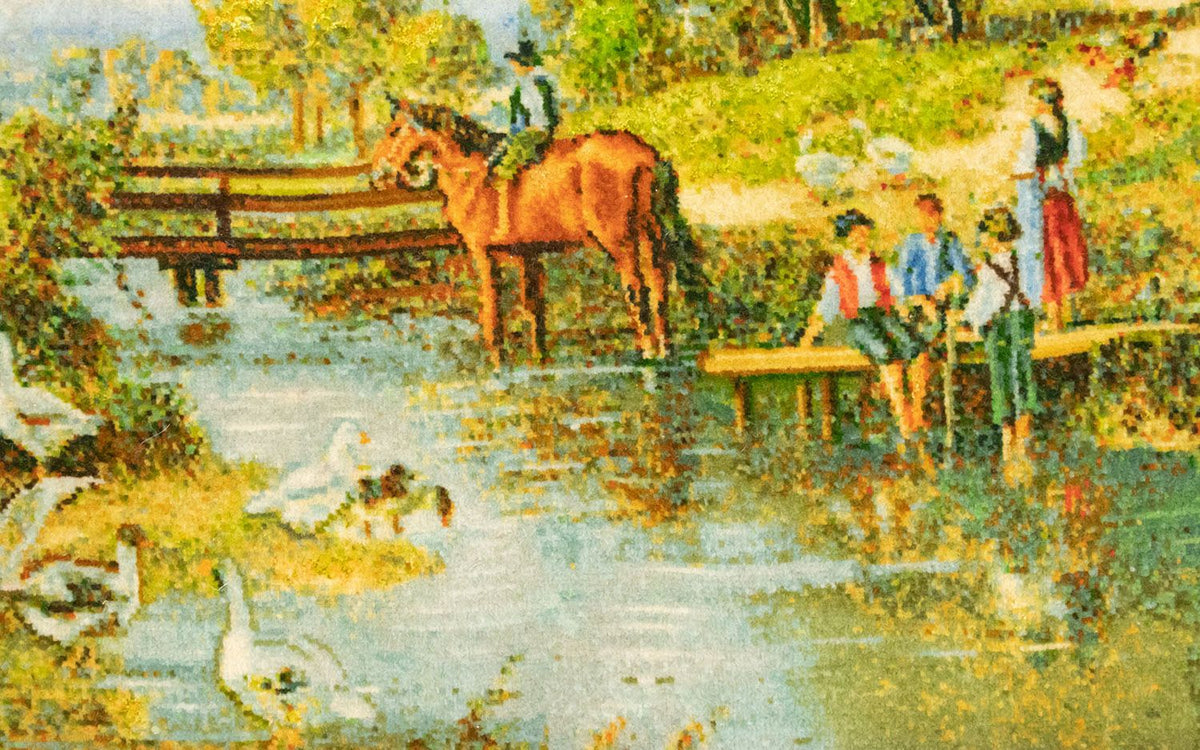 Dywan z obrazkami - 116 x 84 cm - wielokolorowy