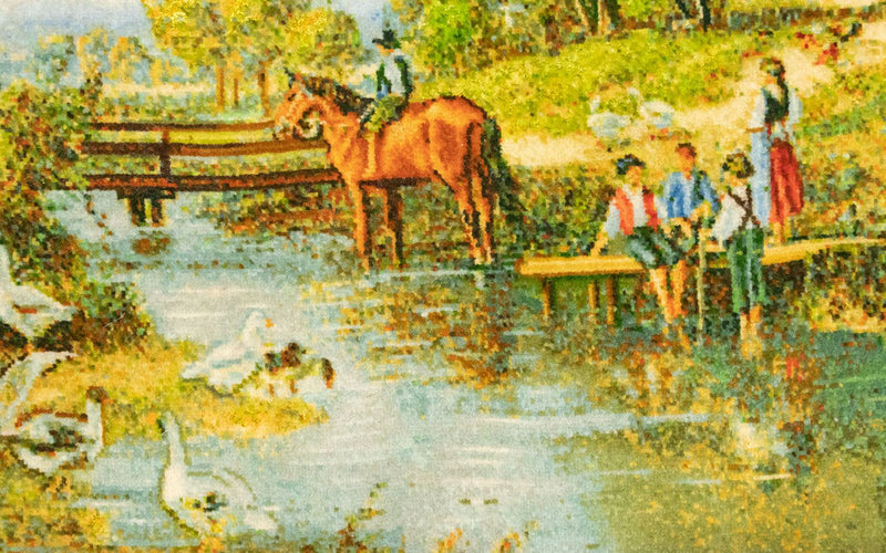 Dywan z obrazkami - 116 x 84 cm - wielokolorowy