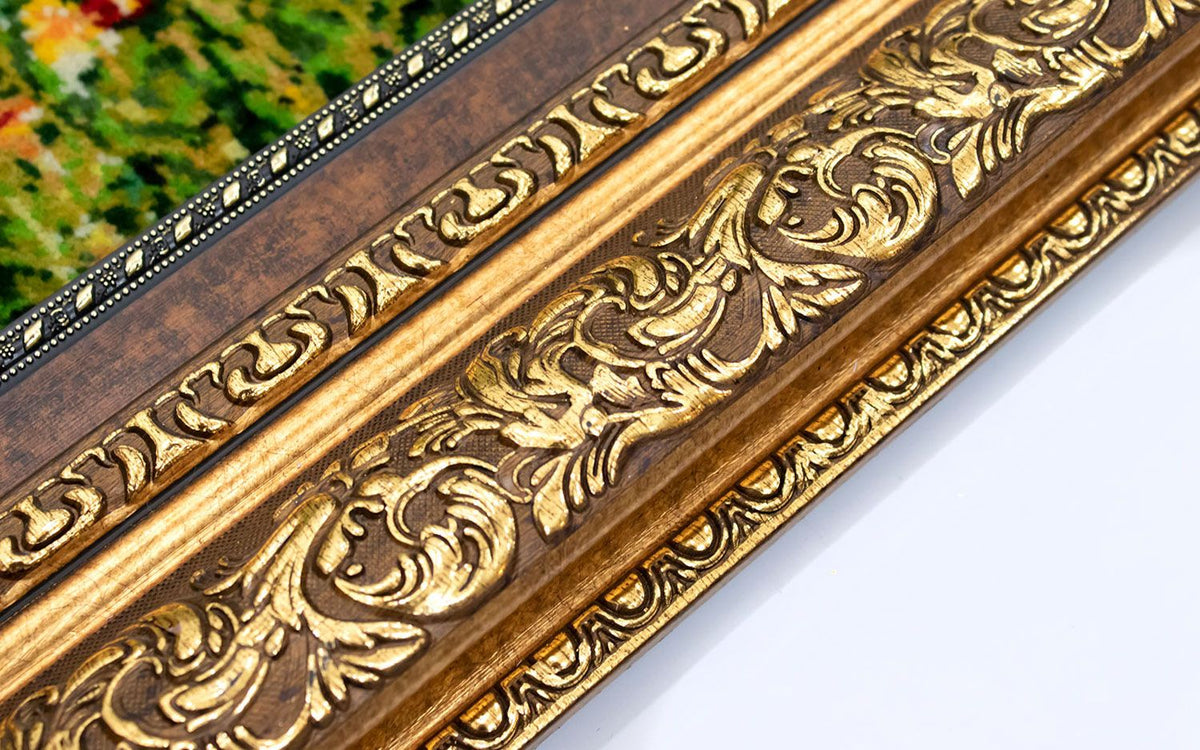 Dywan z obrazkami kwadratowy  - 116 x 95 cm - wielokolorowy