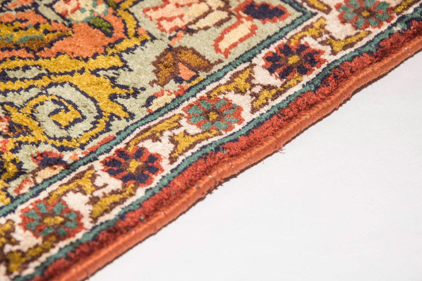 Jedwab kaszmirski Dywan 91x65cm - Dywan orientalny