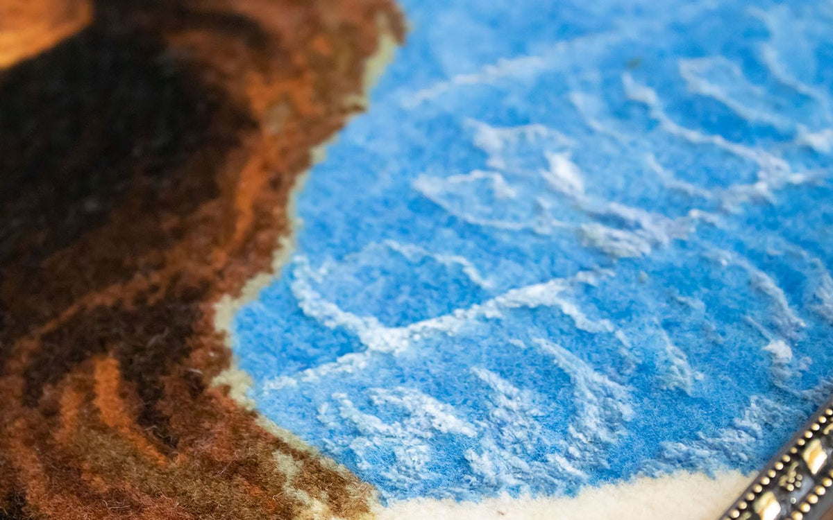 Bild-Teppich 87 x 71 cm Fußmatte