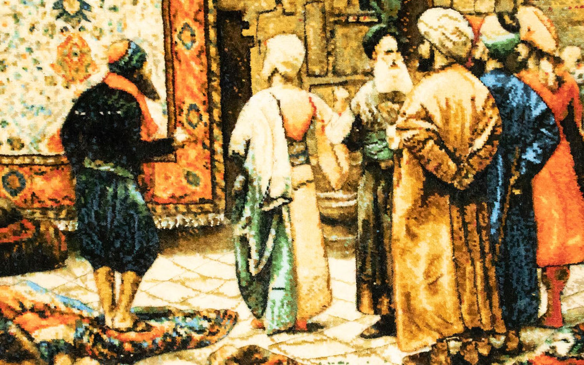 Bild-Teppich 103 x 80 cm Quadratischer Teppich