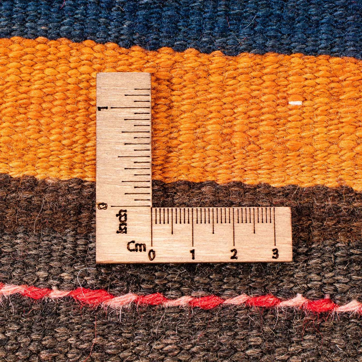 Dywan Kelim - Stary - 215 x 180 cm - wielokolorowy