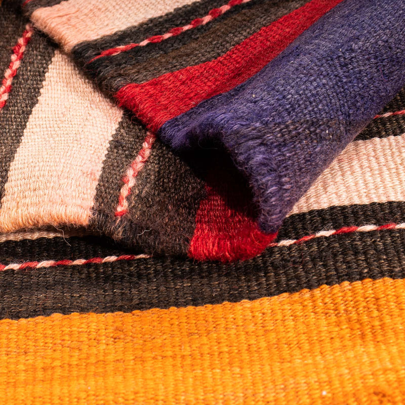 Dywan Kelim - Stary - 215 x 180 cm - wielokolorowy