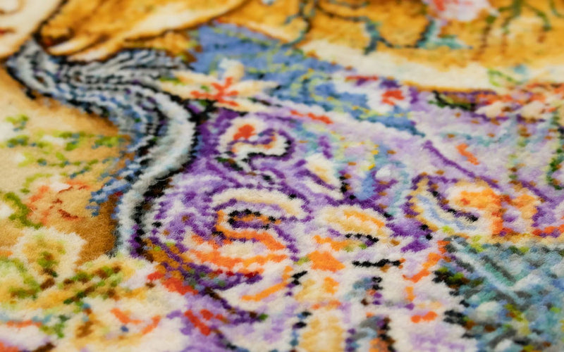 Bild-Teppich 95 x 90 cm Teppich Quadratisch