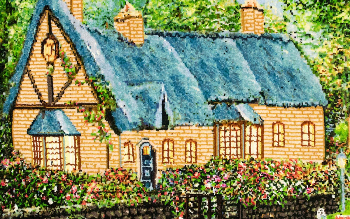 Dywan z obrazkami - 91 x 72 cm - wielokolorowy