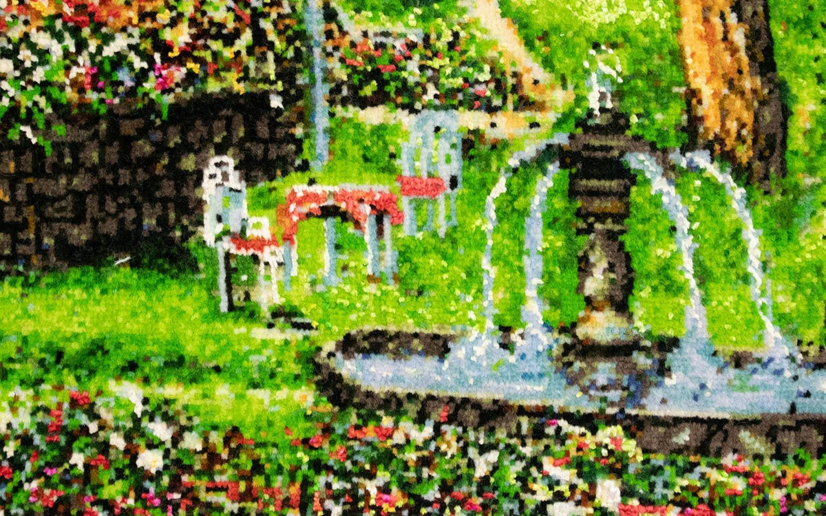 Dywan z obrazkami - 91 x 72 cm - wielokolorowy