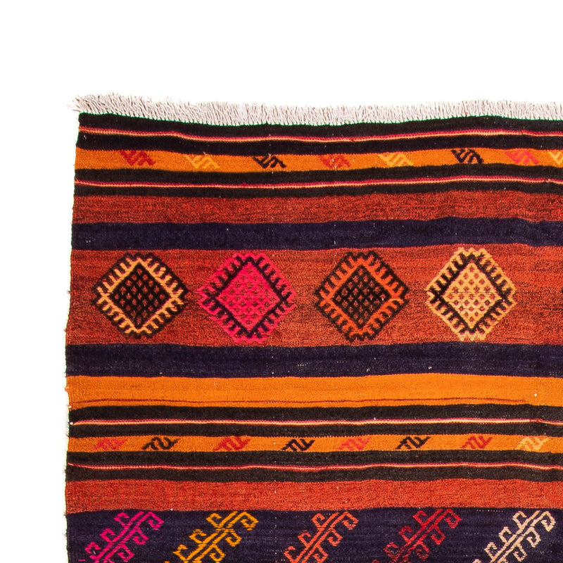 Biegacz Dywan Kelim - Stary - 340 x 170 cm - wielokolorowy