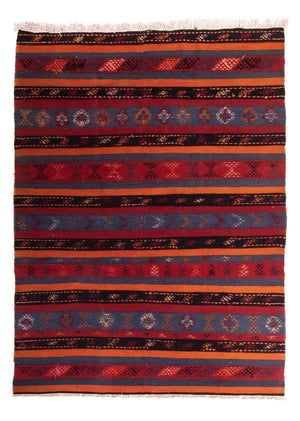 Dywan Kelim - Stary - 220 x 160 cm - wielokolorowy