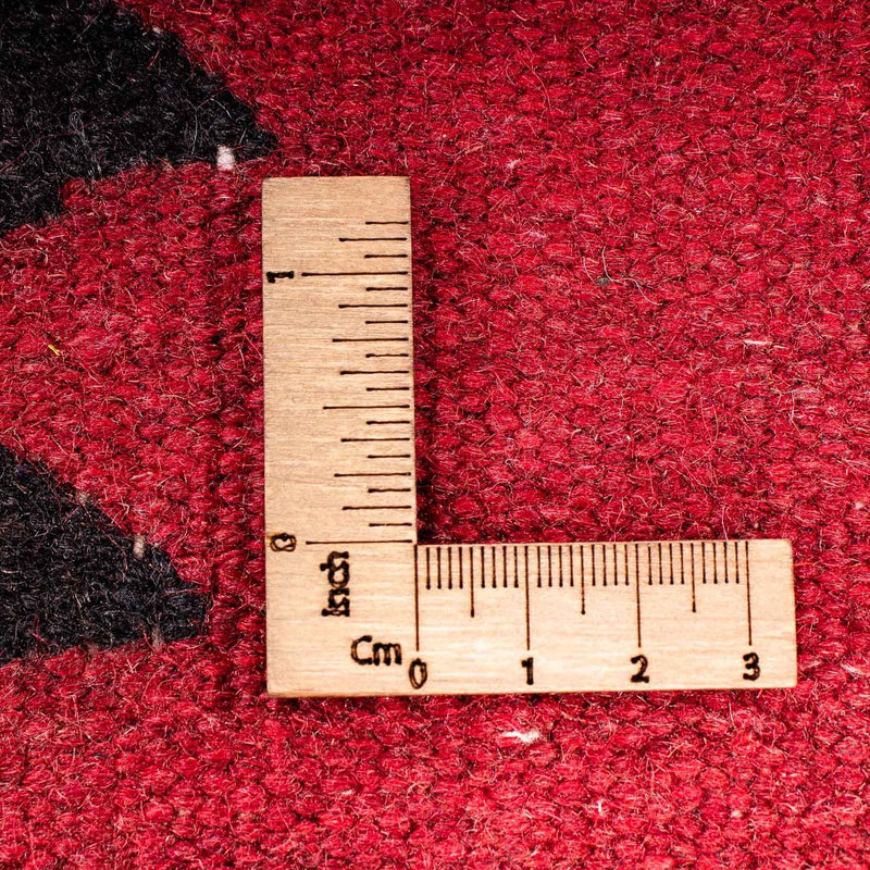 Biegacz Dywan Kelim - Stary - 350 x 130 cm - wielokolorowy