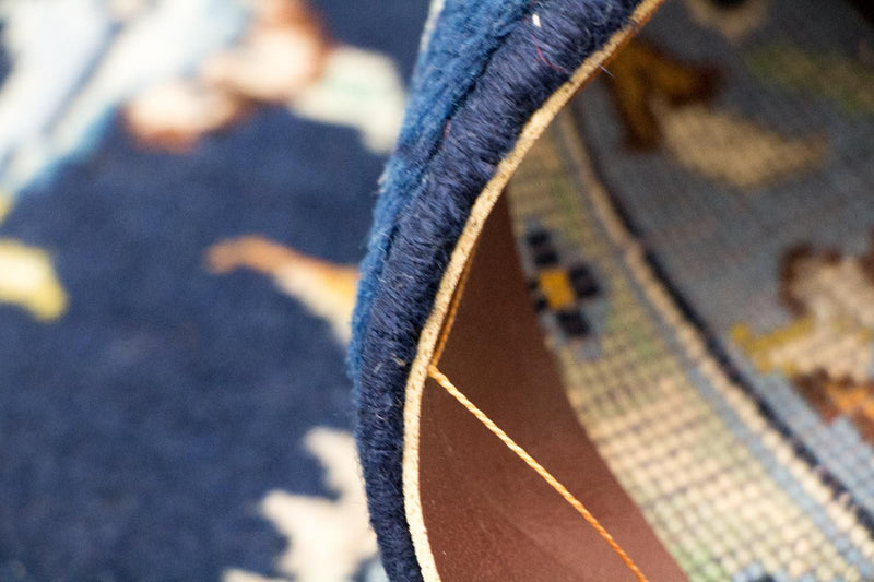 Dywan perski - Keshan - 380 x 288 cm - niebieski