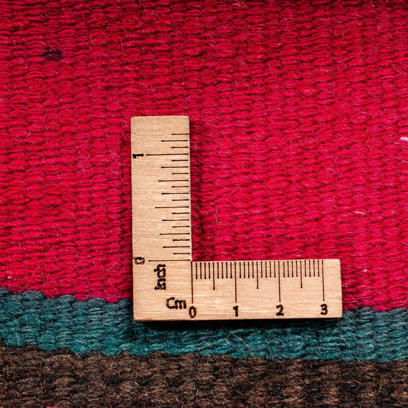 Biegacz Dywan Kelim - Stary - 365 x 130 cm - wielokolorowy