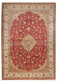 Jedwabny dywan - Kashmir Silk - 245 x 170 cm - czerwony