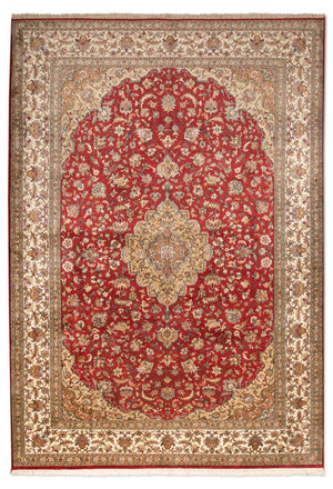 Jedwabny dywan - Kashmir Silk - 245 x 170 cm - czerwony
