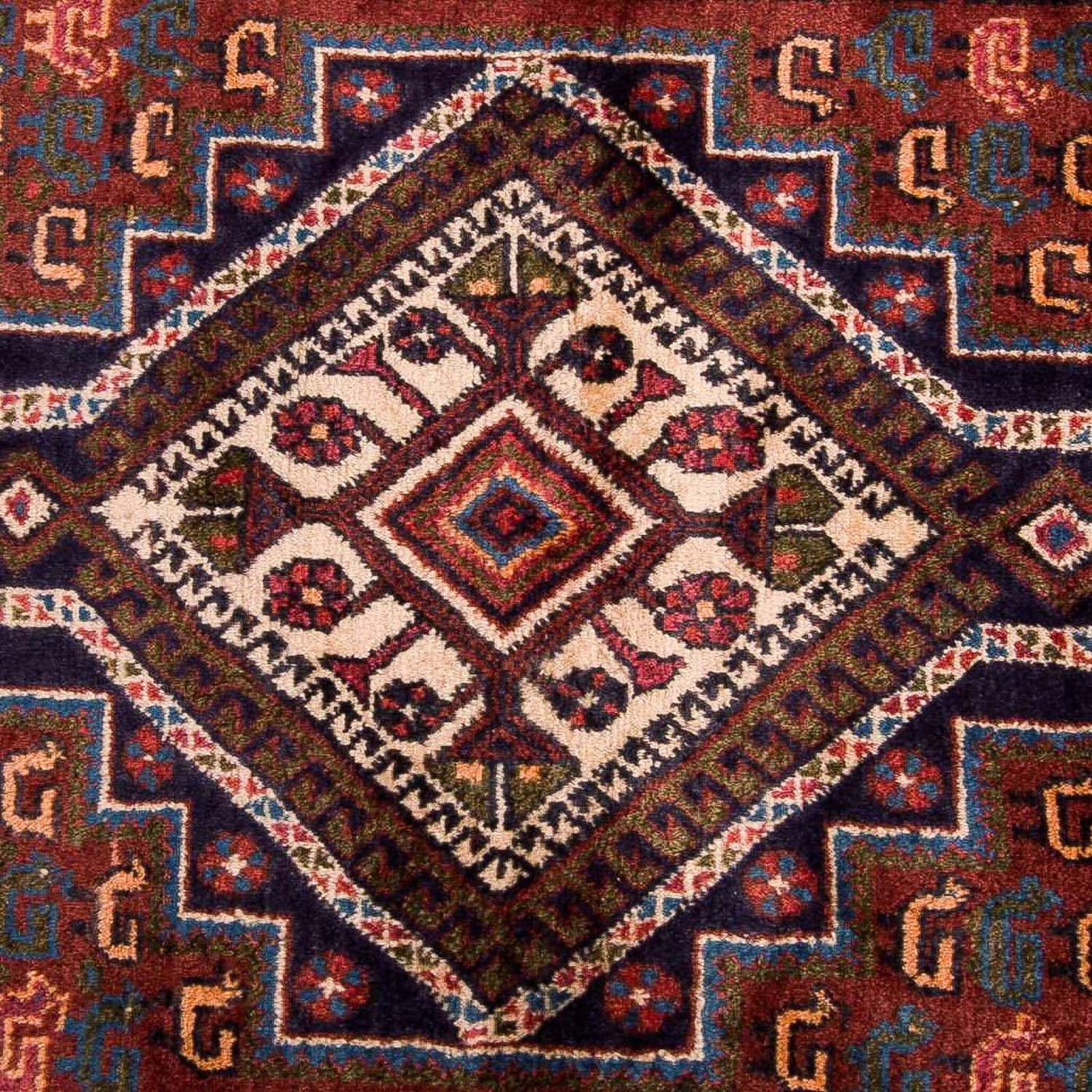 Perski dywan - Nomadyczny - 192 x 128 cm - wielokolorowy
