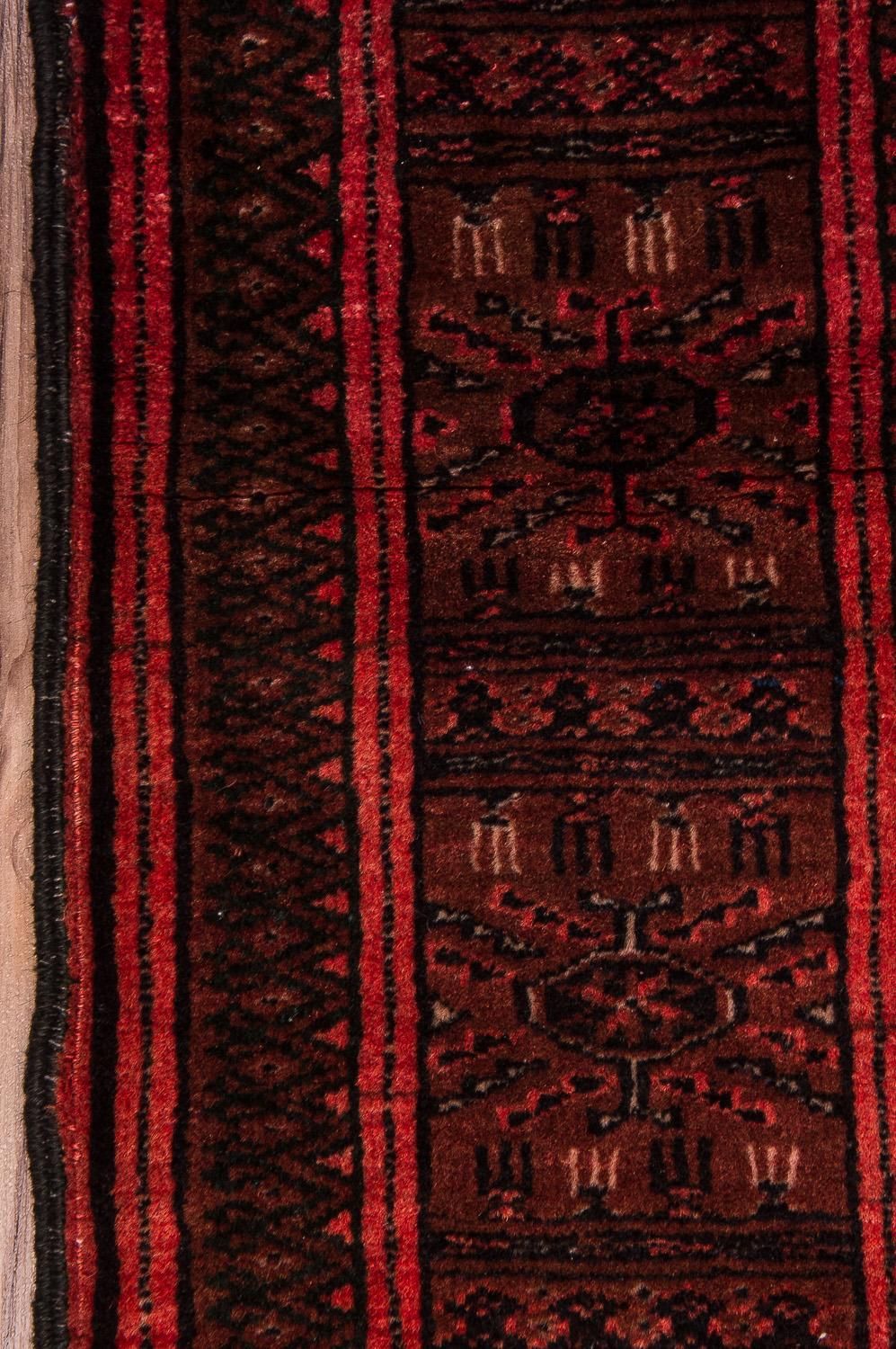 Dywan turkmeński - 142 x 92 cm - ciemnoniebieski