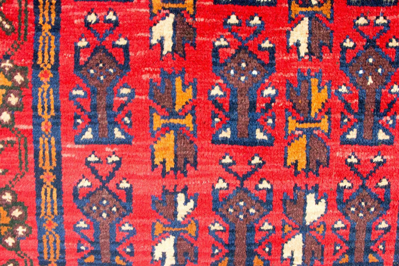 Dywan beludżycki - 130 x 74 cm - czerwony