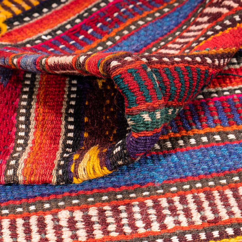 Dywan Kelim - Stary kwadratowy  - 185 x 180 cm - wielokolorowy