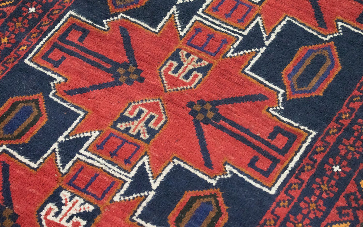 Dywan beludżycki - 122 x 77 cm - czerwony