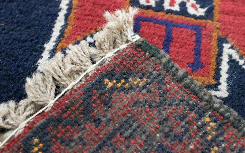 Dywan beludżycki - 122 x 77 cm - czerwony