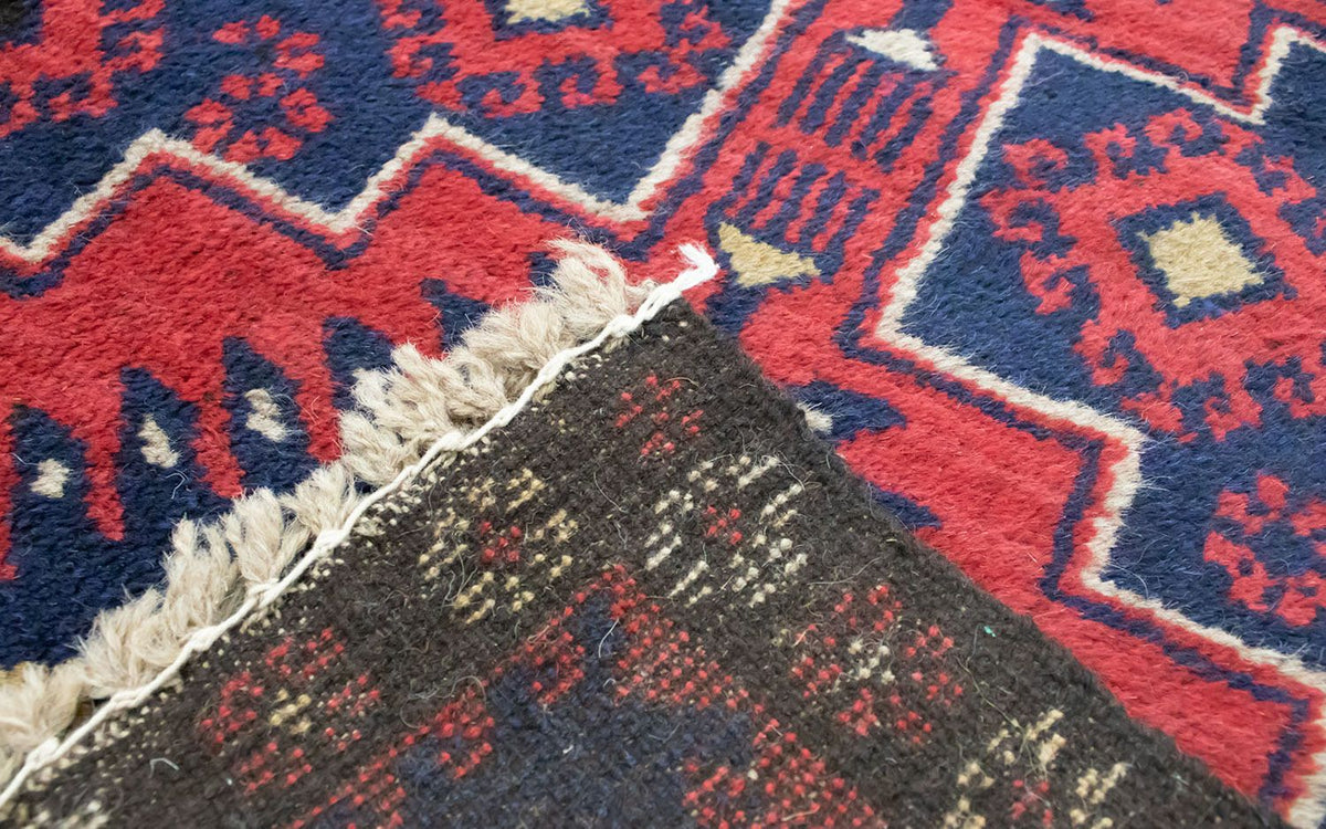 Dywan beludżycki - 128 x 81 cm - czerwony