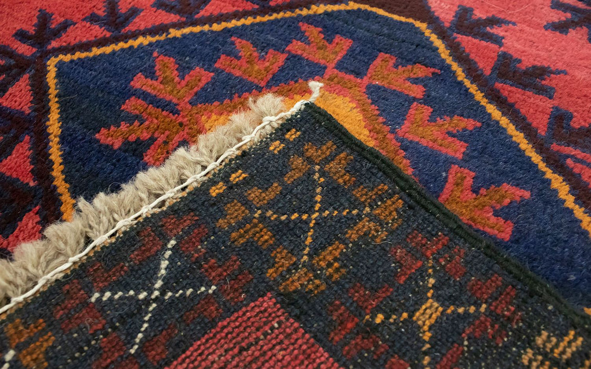 Dywan beludżycki - 140 x 82 cm - czerwony