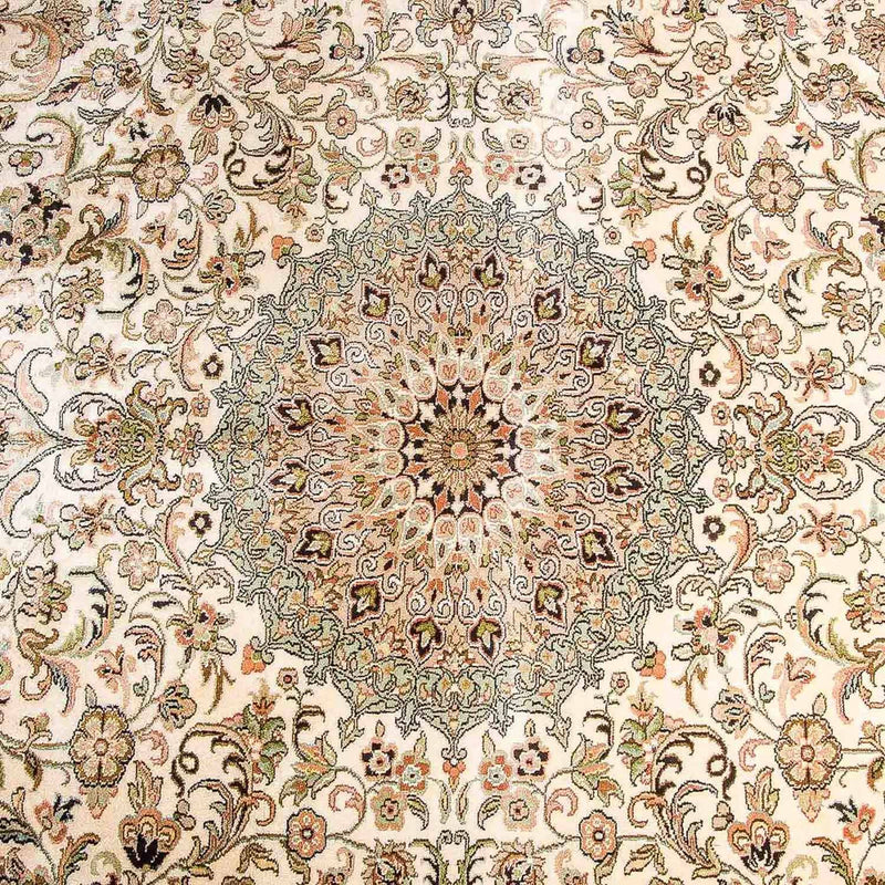 Jedwabny dywan - Kashmir Silk - 314 x 213 cm - beżowy