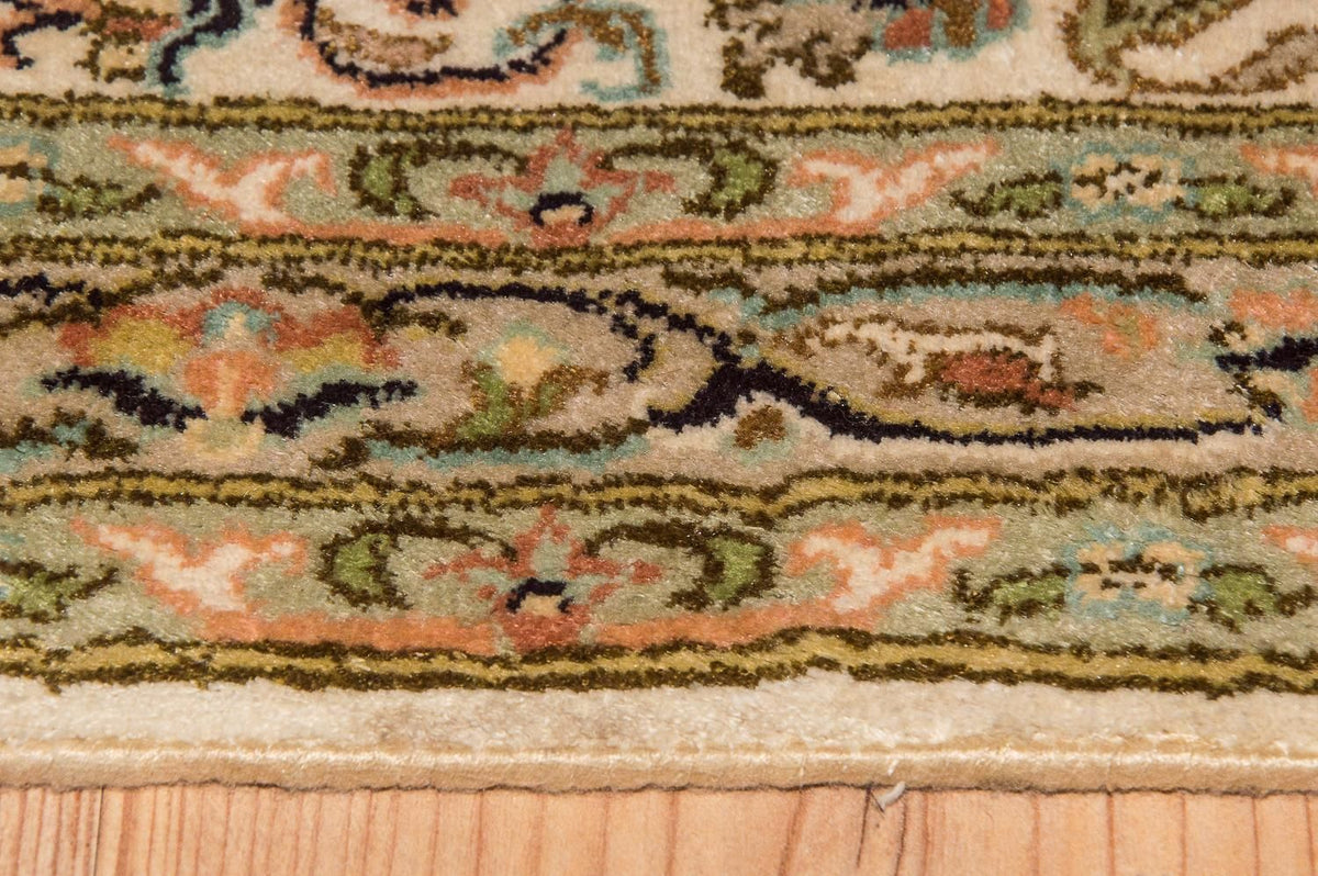 Jedwabny dywan - Kashmir Silk - 314 x 213 cm - beżowy