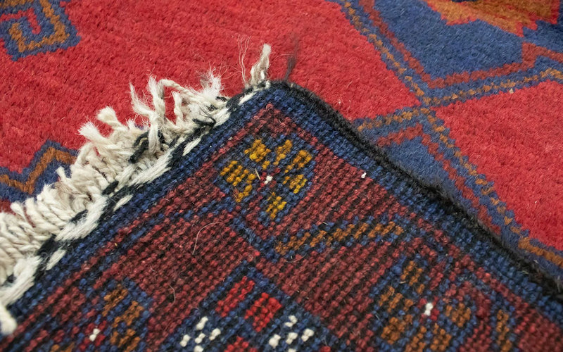 Dywan beludżycki - 152 x 85 cm - czerwony