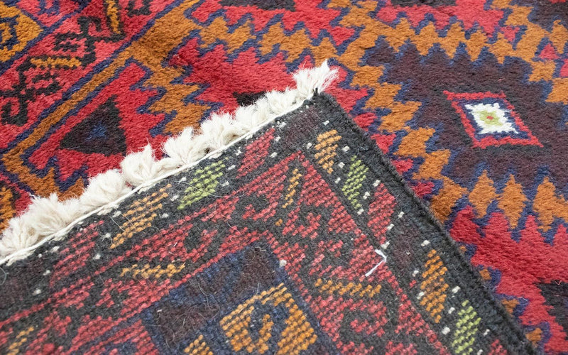 Dywan beludżycki - 146 x 86 cm - wielokolorowy