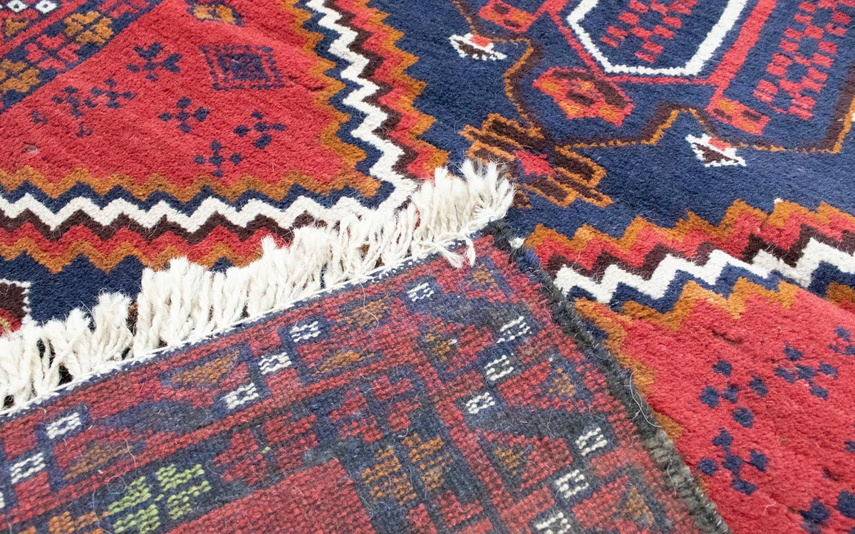 Dywan beludżycki - 129 x 78 cm - czerwony