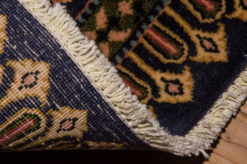 Dywan perski - Keshan - 98 x 70 cm - ciemnoniebieski