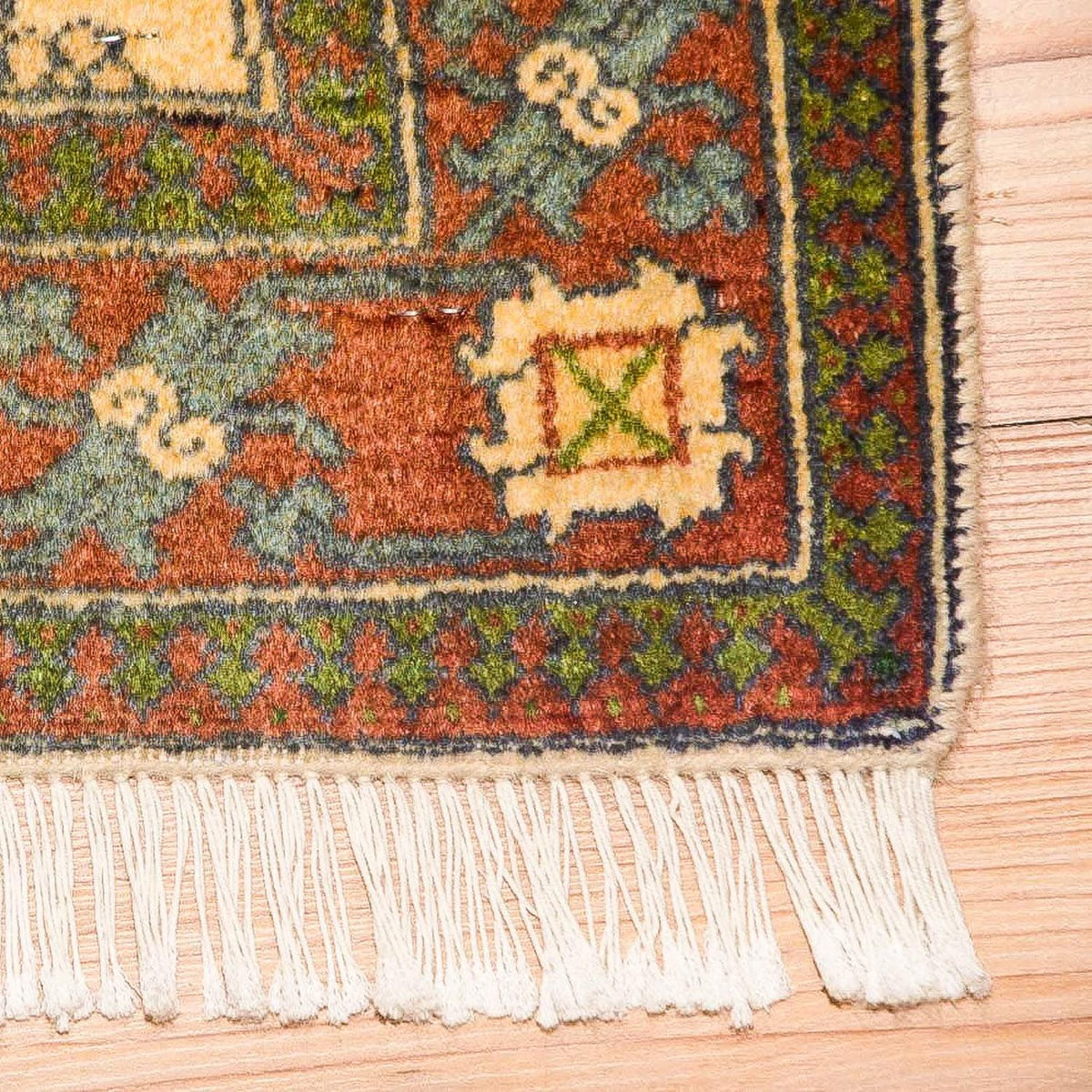 Dywan turkmeński - 157 x 100 cm - złoto