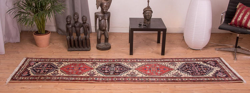 Biegacz Perski dywan - Nomadyczny - 296 x 75 cm - beżowy