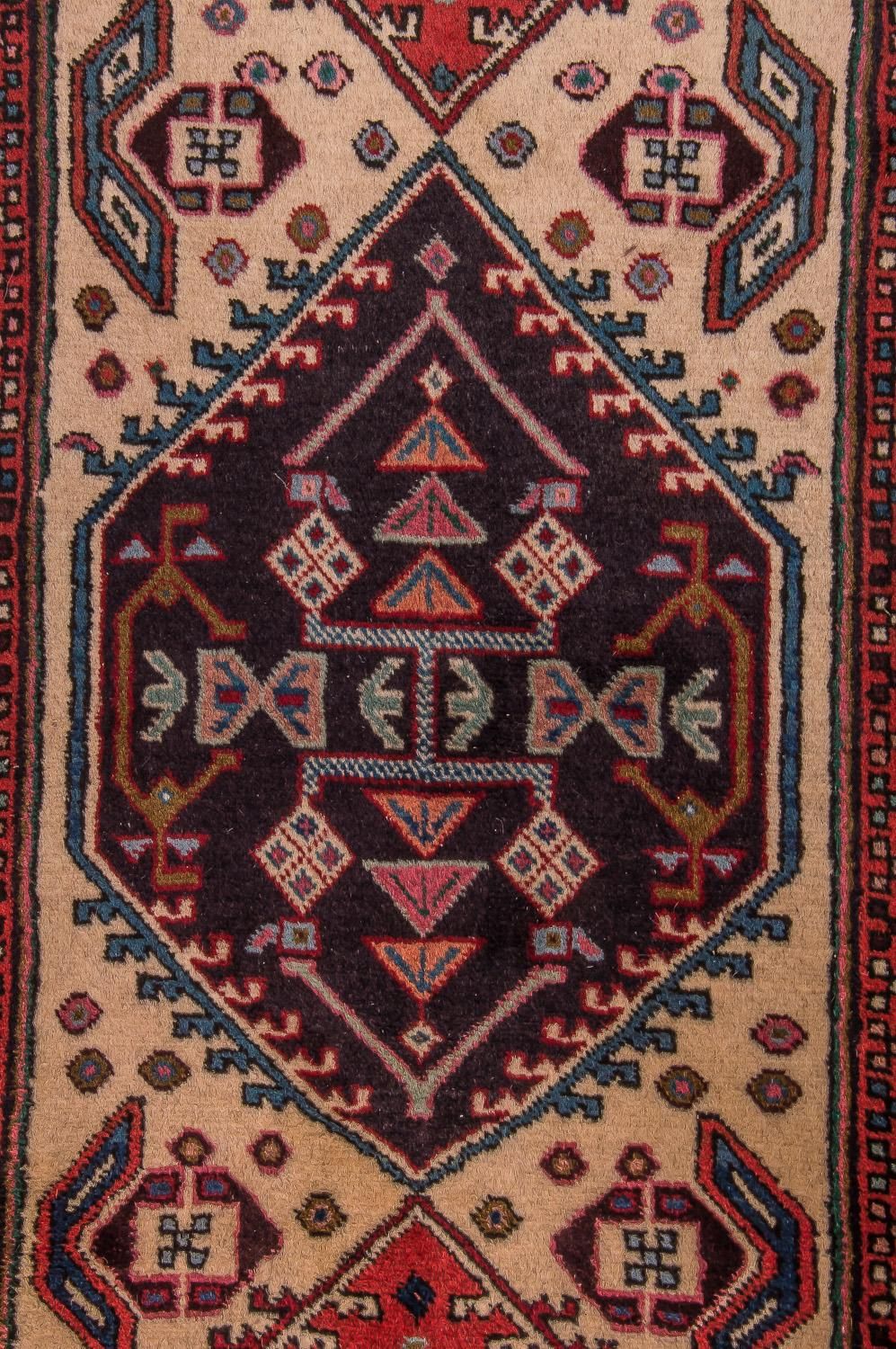 Biegacz Perski dywan - Nomadyczny - 296 x 75 cm - beżowy