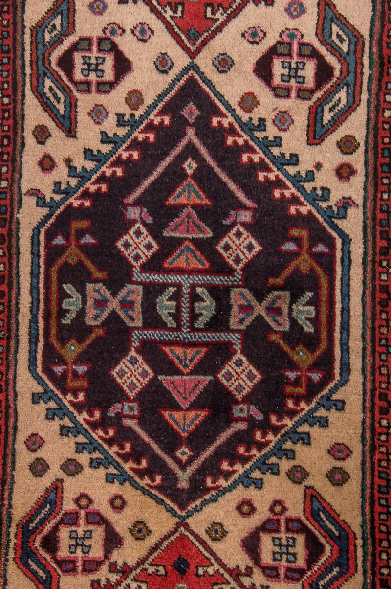 Biegacz Perski dywan - Nomadyczny - 296 x 75 cm - beżowy